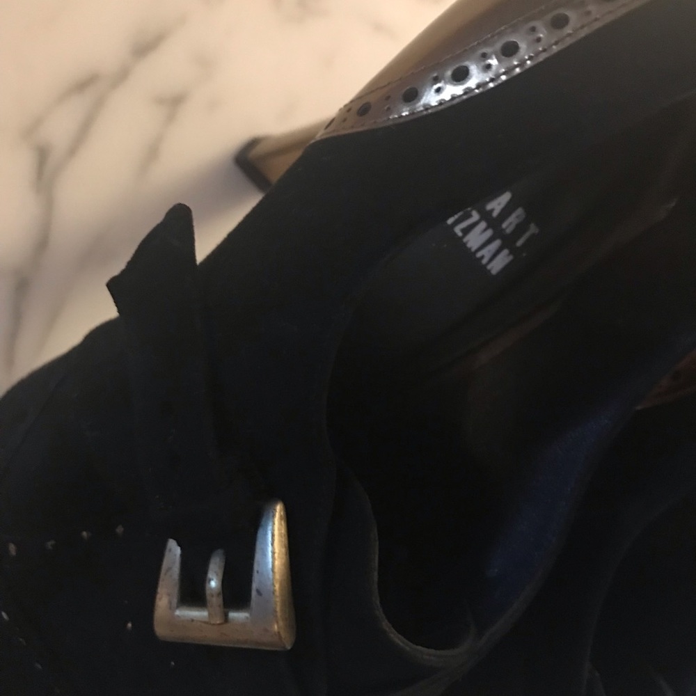 Stuart Weitzman Buckle Booties Size 8 - image 7